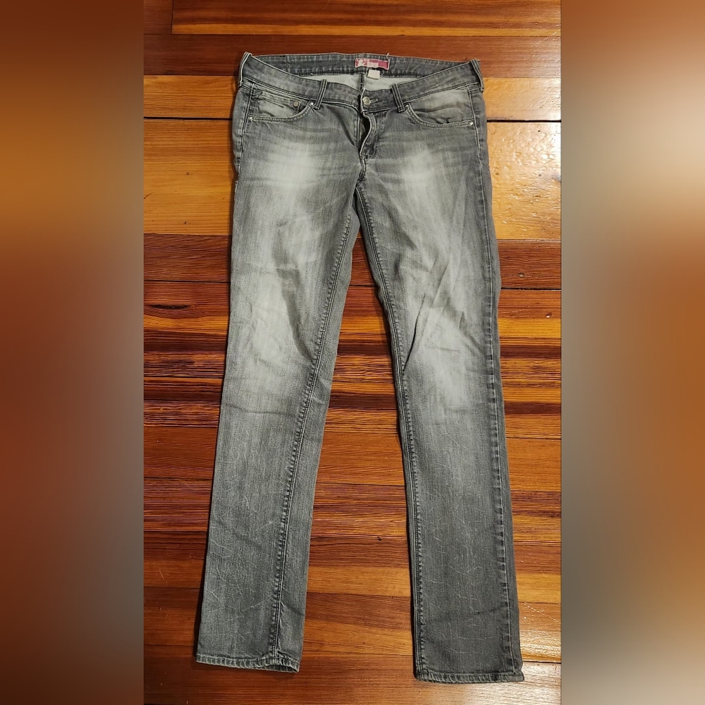 Stylish Gray Denim Jeans